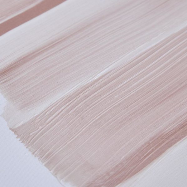 Traveling Road Blush 3 Piece Canvas Set Hand Embellished Abstract Art - Image 3