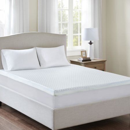 All Seasons 3" Cooling-to-warming Reversible Memory Foam Mattress Topper