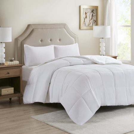 Cotton 300TC Cover Tencel® Filled Down Alternative Comforter Antimicrobial BI-OME Odor Eliminator