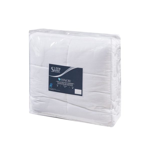 Cotton 300TC Cover Tencel® Filled Down Alternative Comforter Antimicrobial BI-OME Odor Eliminator - Image 7