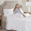 Cotton 300TC Cover Tencel® Filled Down Alternative Comforter Antimicrobial BI-OME Odor Eliminator - Image 3