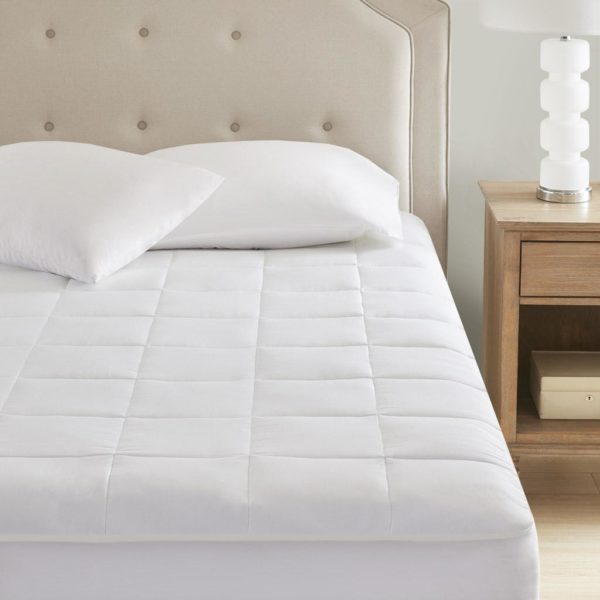 Cotton 300TC Tencel Filled Mattress Pad Antimicrobial BI-OME Odor Eliminator - Image 4