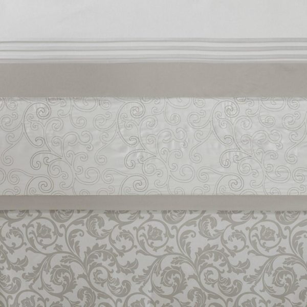 Ramsey Printed and Embroidered Shower Curtain with Liner - Image 2
