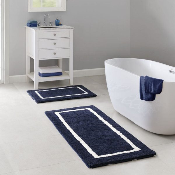 Bittman Reversible High Pile Tufted Bath Rug - Image 5