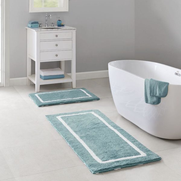 Bittman Reversible High Pile Tufted Bath Rug - Image 3