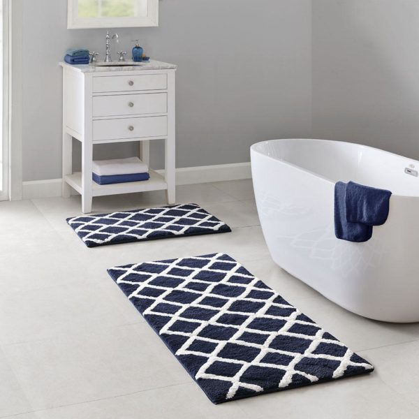 Bittman Reversible High Pile Tufted Bath Rug - Image 2