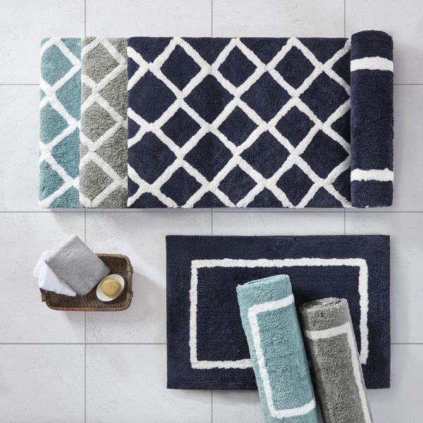 Bittman Reversible High Pile Tufted Bath Rug