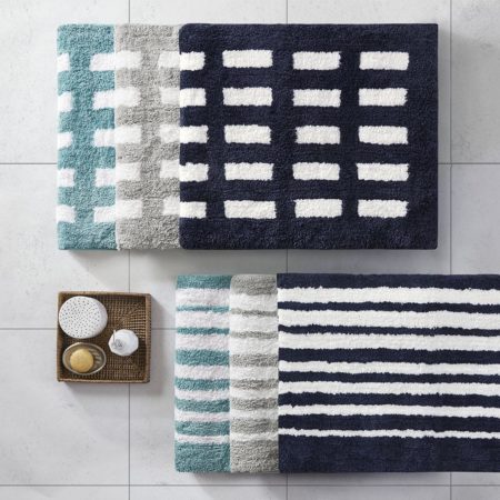 Kagen Reversible High Pile Tufted Bath Rug