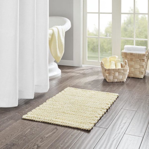 Lasso 100% Cotton Chenille Chain Stitch Rug - Image 2