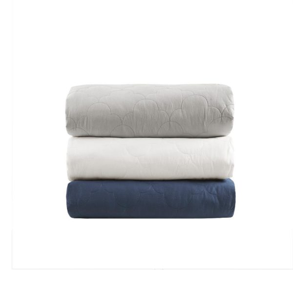 Deluxe Quilted Cotton Weighted Blanket - Image 2