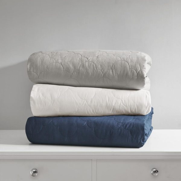 Deluxe Quilted Cotton Weighted Blanket