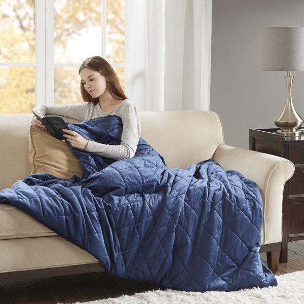 Luxury Quilted Mink Weighted Blanket - Image 3