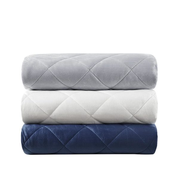 Luxury Quilted Mink Weighted Blanket - Image 2