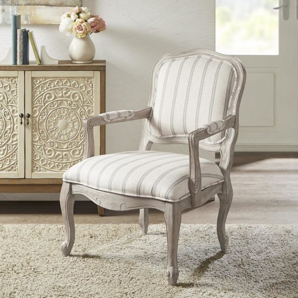 Monroe Camel Back Exposed Wood Chair - Image 3