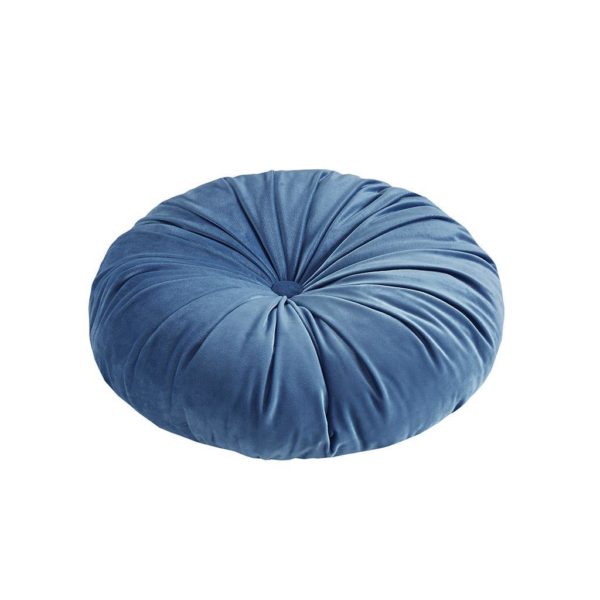 Afina Poly Velvet Round Cushion Pillow - Image 7