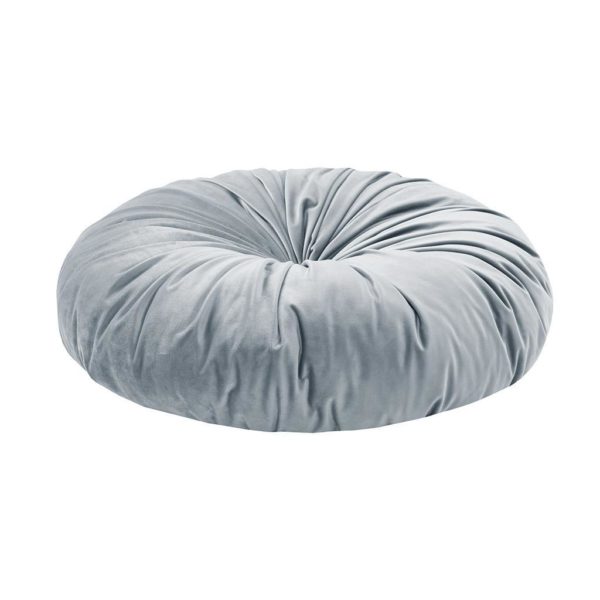 Balan Poly Velvet Round Floor Pillow Cushion - Image 4
