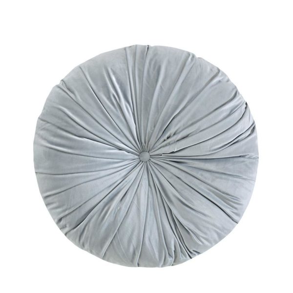Balan Poly Velvet Round Floor Pillow Cushion - Image 5
