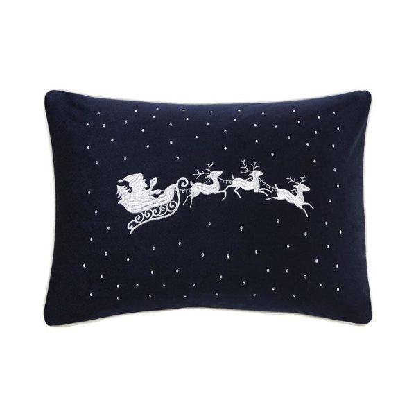 Santa's Christmas Eve Oblong Dec Pillow
