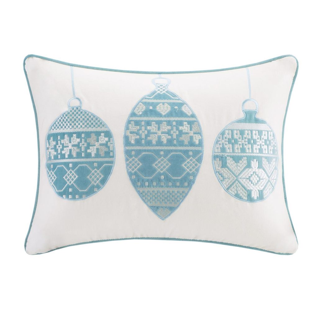 Velvet Ornament Oblong Pillow