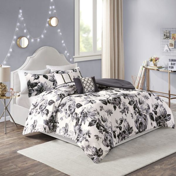 Dorsey Floral Print Comforter Set