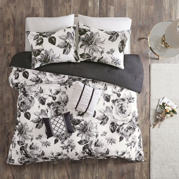 Dorsey Floral Print Comforter Set - Image 4
