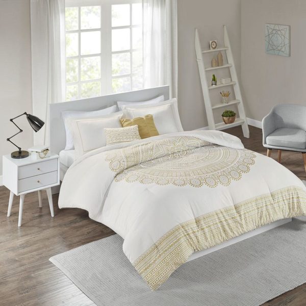 Nomad Metallic Medallion Printed Comforter Set - Image 3