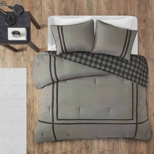 Oxford Reversible Comforter Set