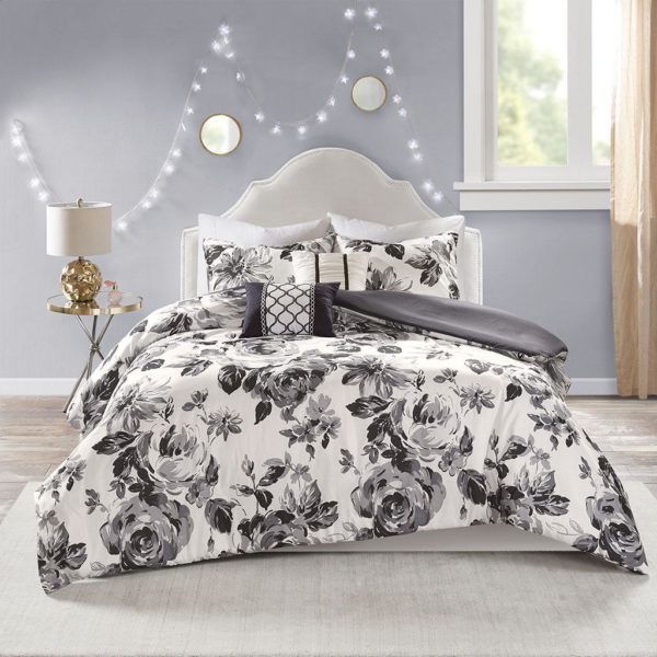 Dorsey Floral Print Duvet Cover Set - Image 3