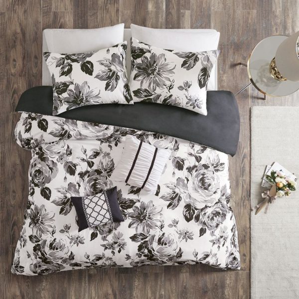 Dorsey Floral Print Duvet Cover Set - Image 4