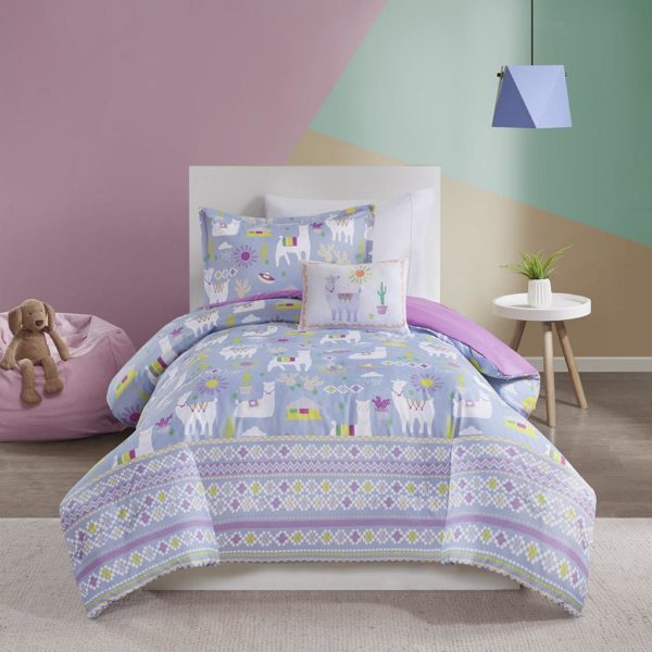 Andes Printed Llama Comforter Set - Image 3