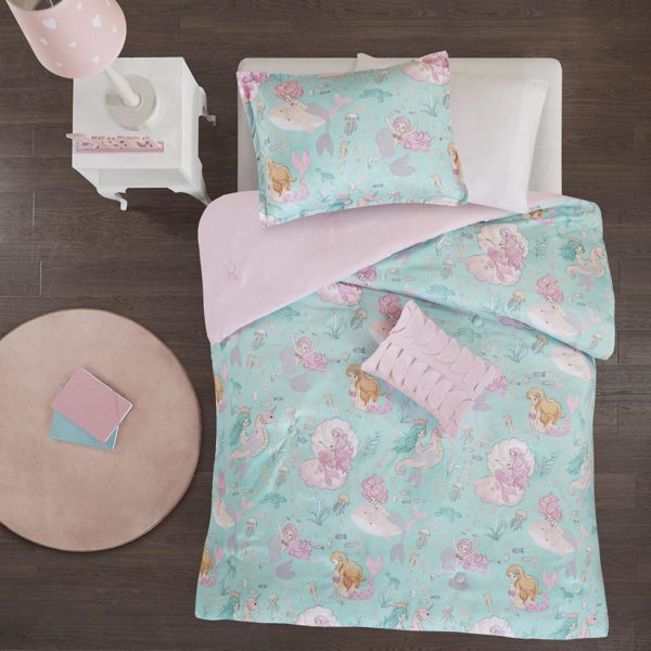Darya Printed Mermaid Comforter Set - Image 3