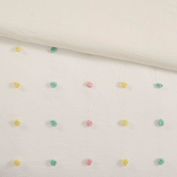 Callie Cotton Jacquard Pom Pom Comforter Set - Image 5