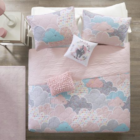 Cloud Cotton Reversible Coverlet Set