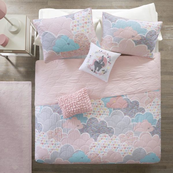 Cloud Cotton Reversible Coverlet Set
