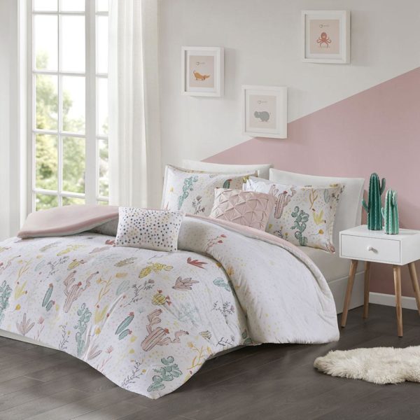 Desert Bloom Cotton Printed Duvet Cover Set - Image 3