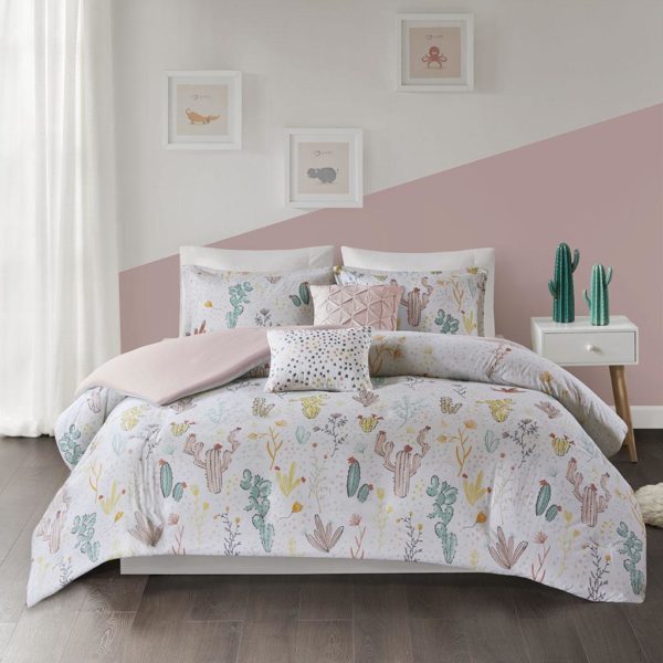 Desert Bloom Cotton Printed Duvet Cover Set - Image 2