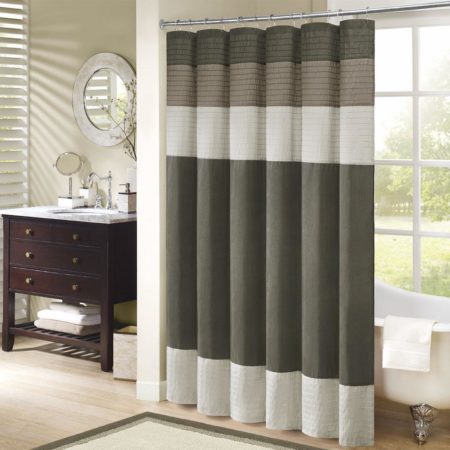 Amherst Faux Silk Shower Curtain