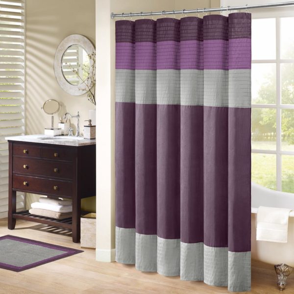 Amherst Faux Silk Shower Curtain - Image 5