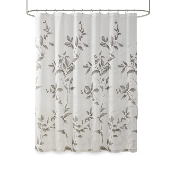 Cecily Burnout Printed Shower Curtain - Image 2