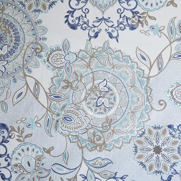 Isla Cotton Printed Shower Curtain - Image 2