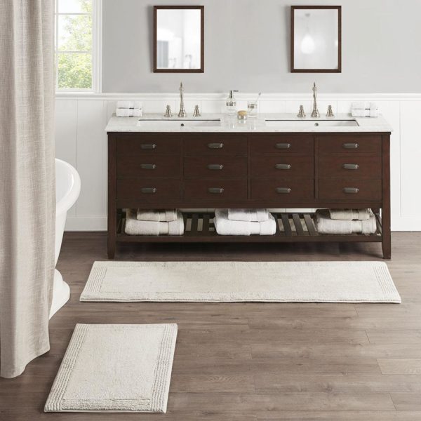 Splendor 100% Cotton Tufted 3000 GSM Reversible Bath Rug - Image 2