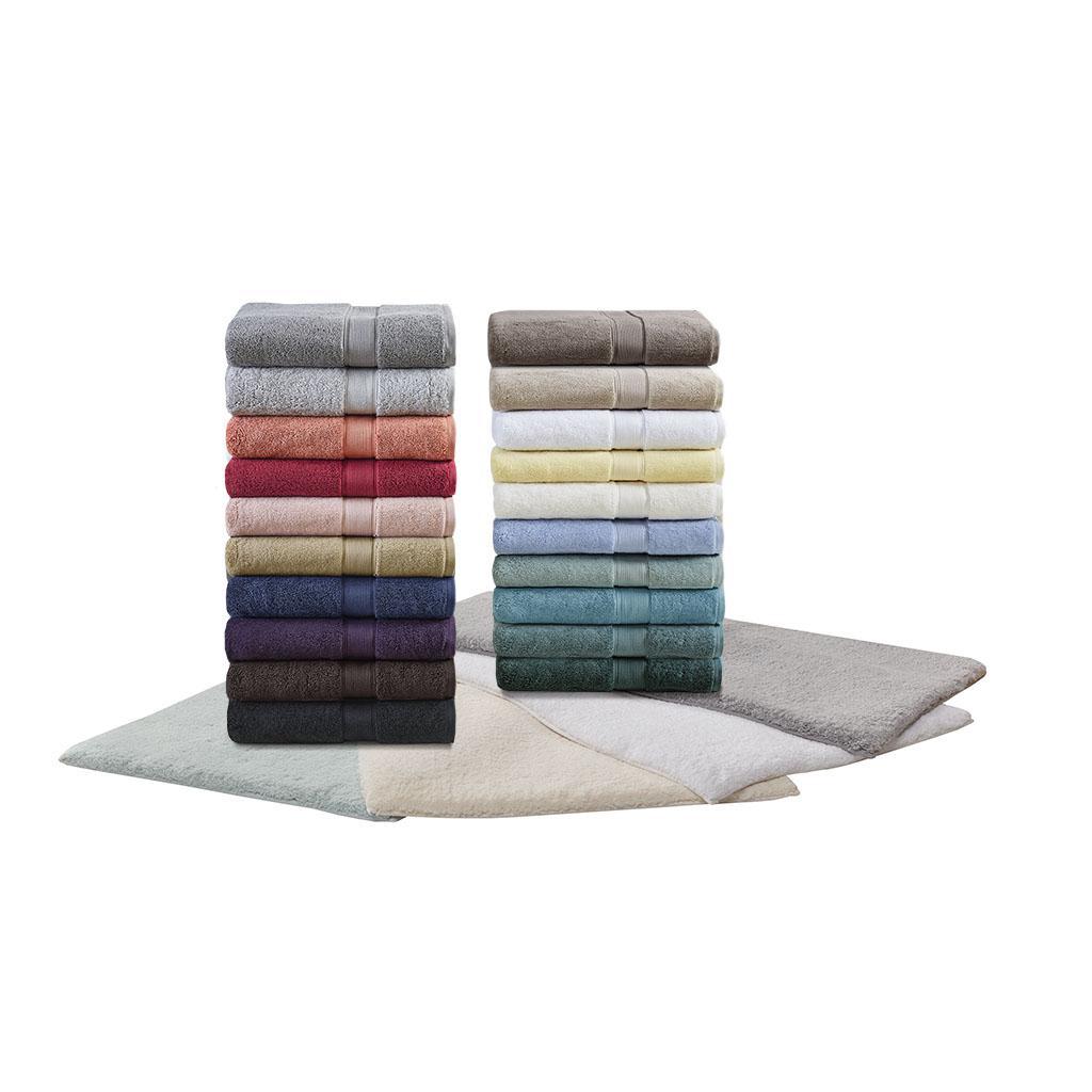 800GSM 100% Cotton 8 Piece Towel Set - Brown Interiors