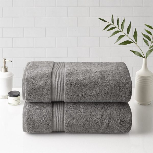 800GSM 100% Cotton Bath Sheet 2 Piece Set