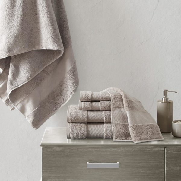 Turkish Cotton 6 Piece Bath Towel Set - Image 2