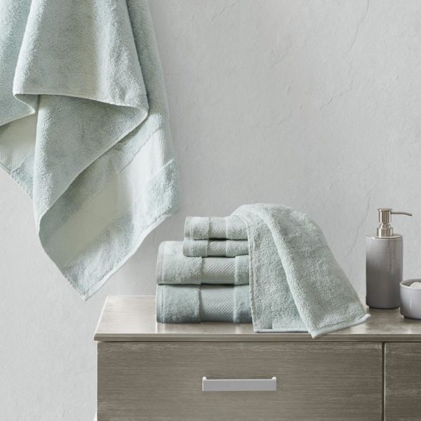 Turkish Cotton 6 Piece Bath Towel Set - Image 4