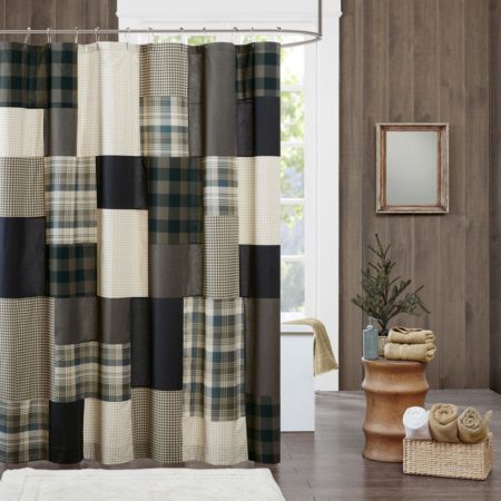 Winter Hills 100% Cotton Shower Curtain