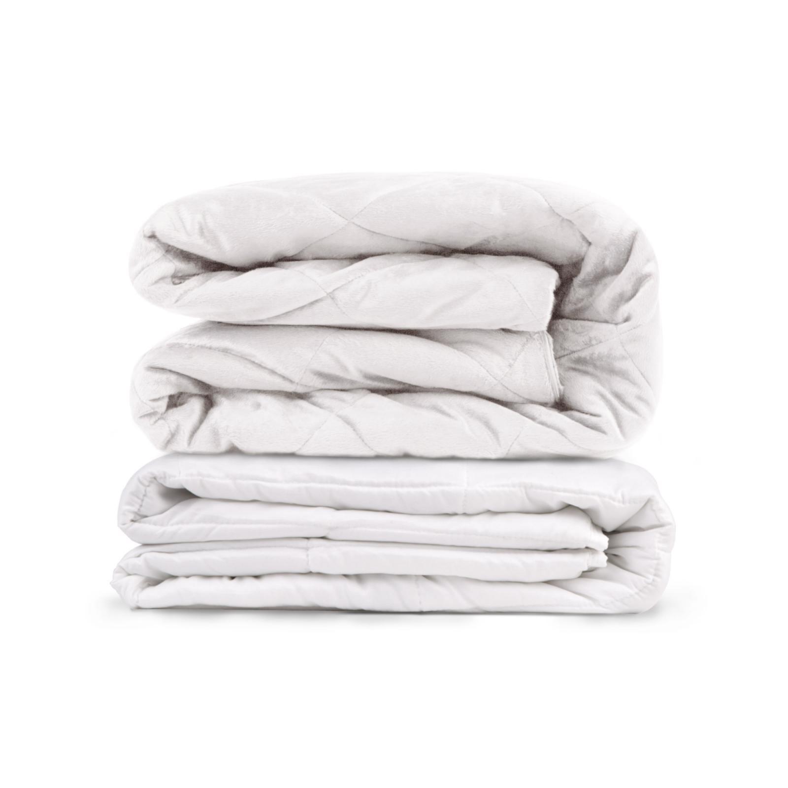 Luxury Quilted Mink Weighted Blanket Brown Interiors