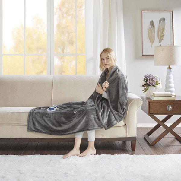 Heated Plush Throw