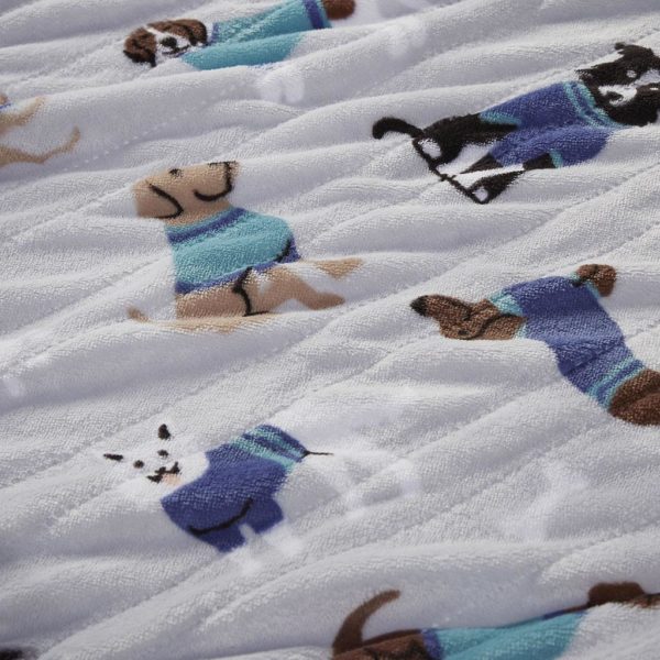 Oversized Plush Printed Heated Throw - Image 2