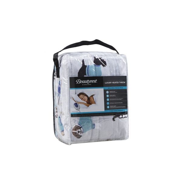 Oversized Plush Printed Heated Throw - Image 4